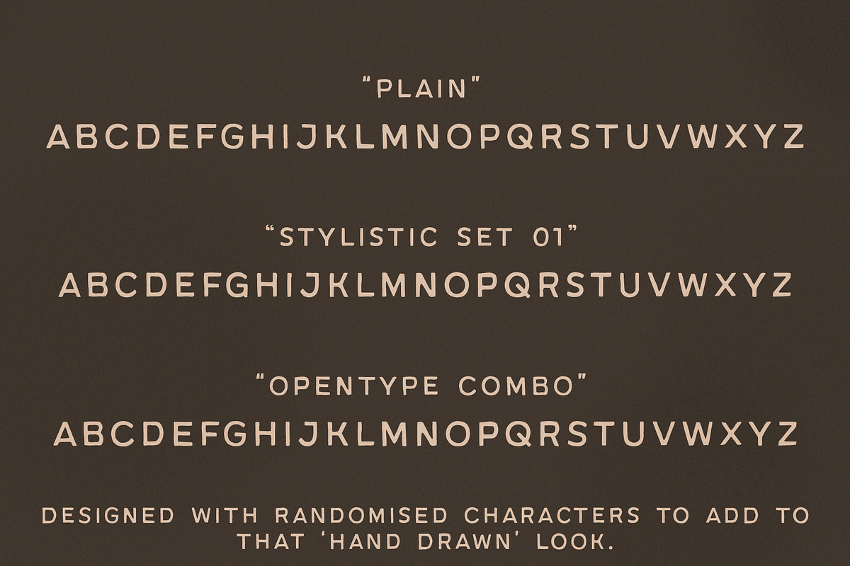 No Cigar Handdrawn Font, a Sans Serif Font by Off The Rack © (Photo 3 of 7)