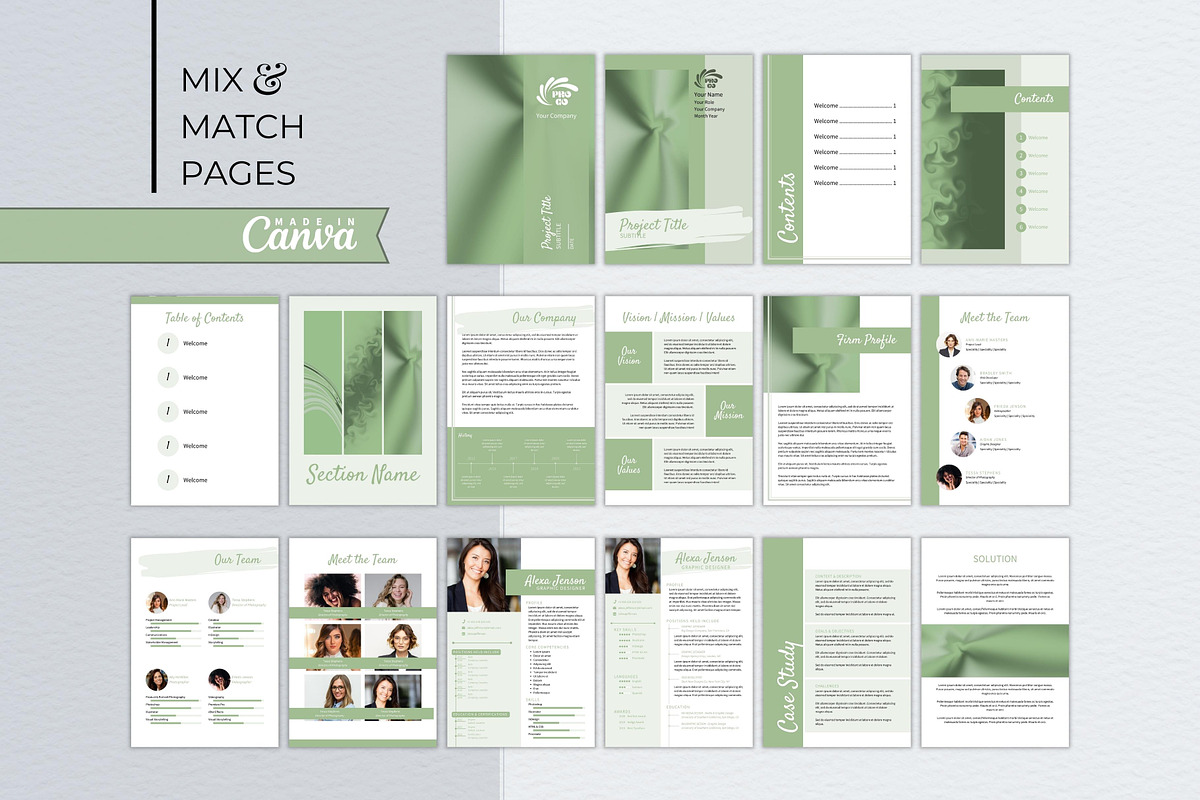 Business Proposal Canva Template preview 7