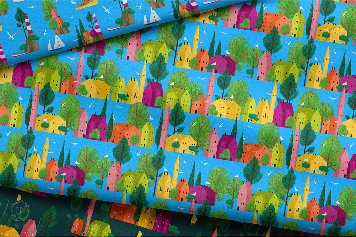 Seaside Town. Landscape maker., an Illustration by Dinkoobraz (Photo 11 of 14)