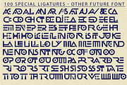 Other Future - Futuristic Font, a Sans Serif Font by 177Studio (Thumbnail 8 of 9)