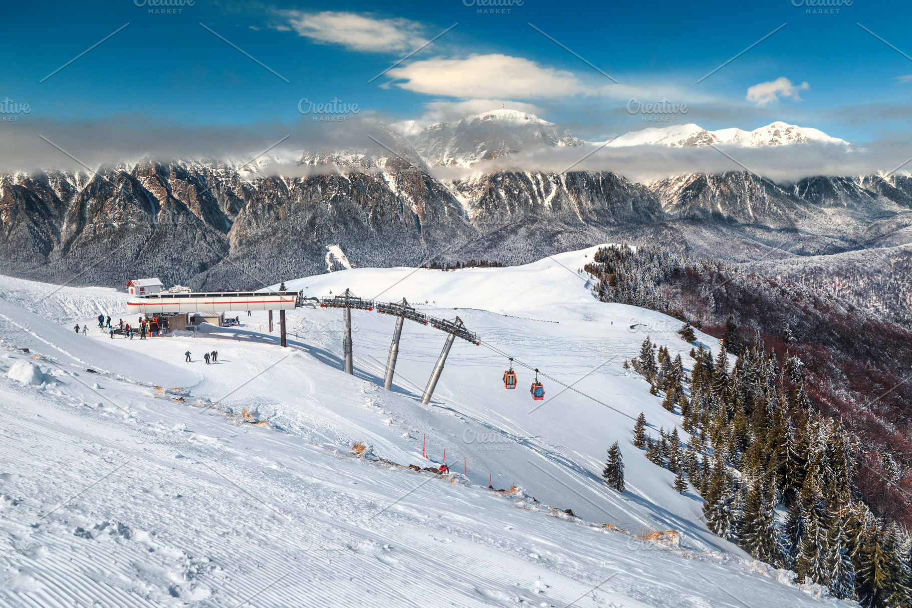 Majestic ski resort in Carpathians, a Nature Photo by Alpine Dreams