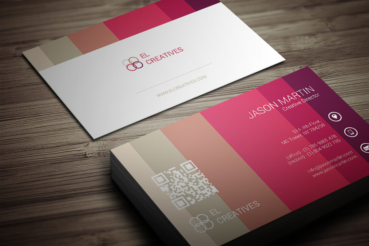Colorful Unique Business Card, a Business Card Template by bouncy (Photo 2 of 4)