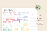 Mind Map, a Stationery Template by HelArtShop (Thumbnail 2 of 2)