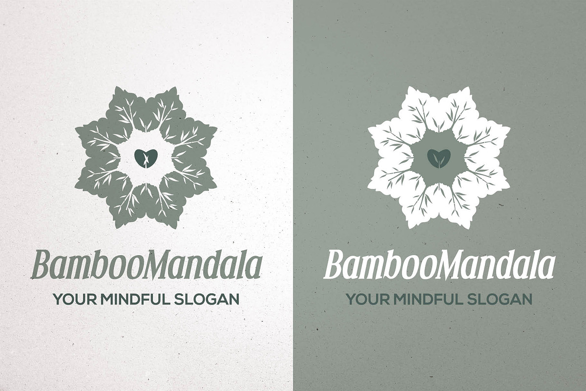 Bamboo Brand Mark | Canva & AI, a Branding & Logo Template by Elibee (Photo 1 of 6)