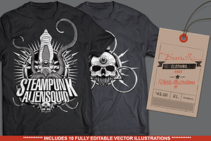 Detailed Vector Illustrations Bundle