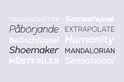 Radian | A Geometric Sans Serif, a Sans Serif Font by Ayca Atalay (Thumbnail 3 of 10)