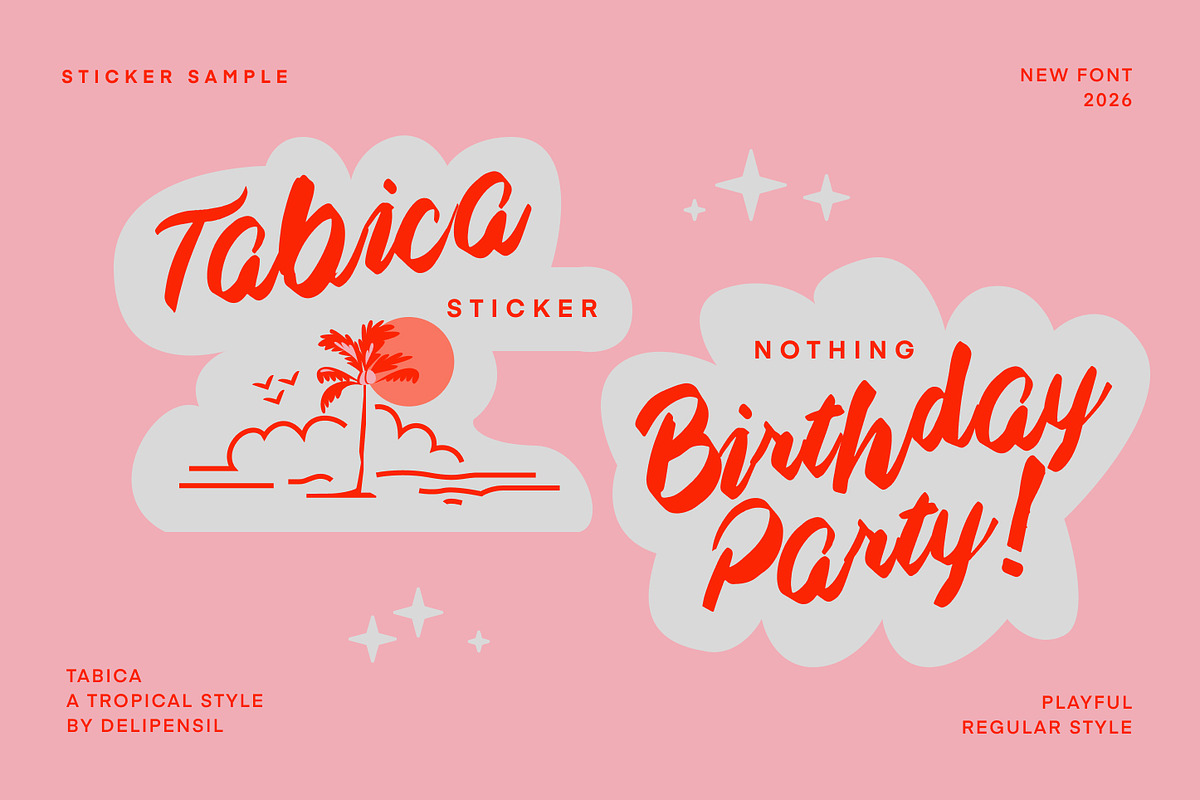 Tabica - A Tropical Handwriting Type, a Handwritten Font by delipensil (Photo 4 of 8)