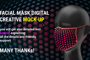 Facial mask MOCK-UP, a Mask Mockup by Digithings (Thumbnail 7 of 7)