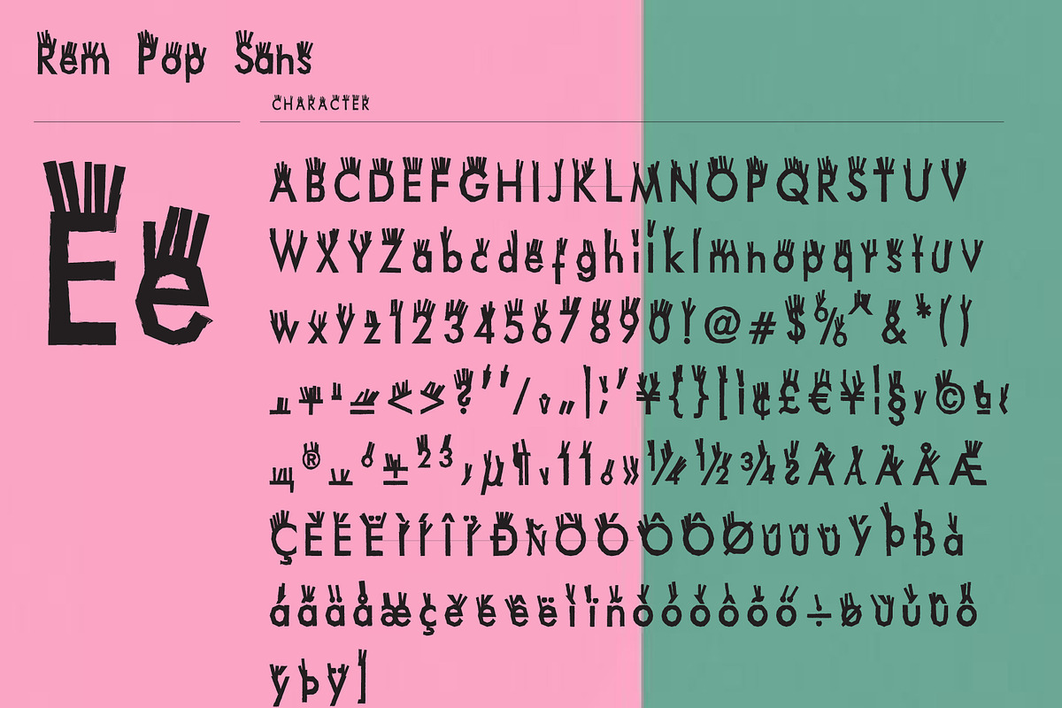 Rem Pop Sans, a Sans Serif Font by cromatixclassroom (Photo 4 of 13)