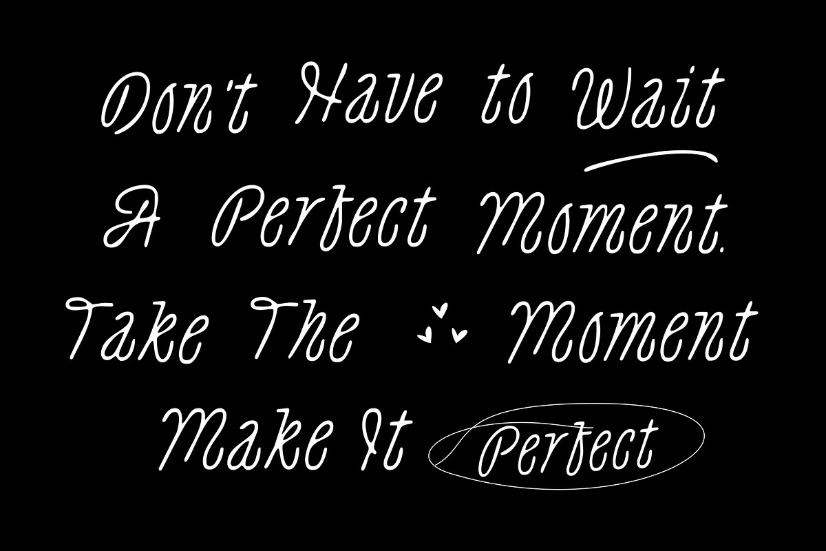 Astera – Handwritten Script Font, a Font by Genetype (Photo 6 of 8)