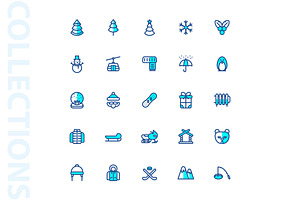 Winter Two Tone Icons