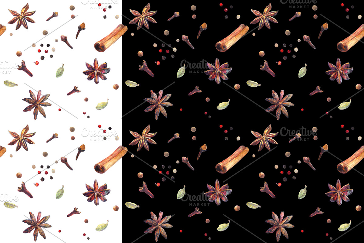 Watercolor Christmas collection, a Food Illustration by airdynamic (Photo 3 of 5)