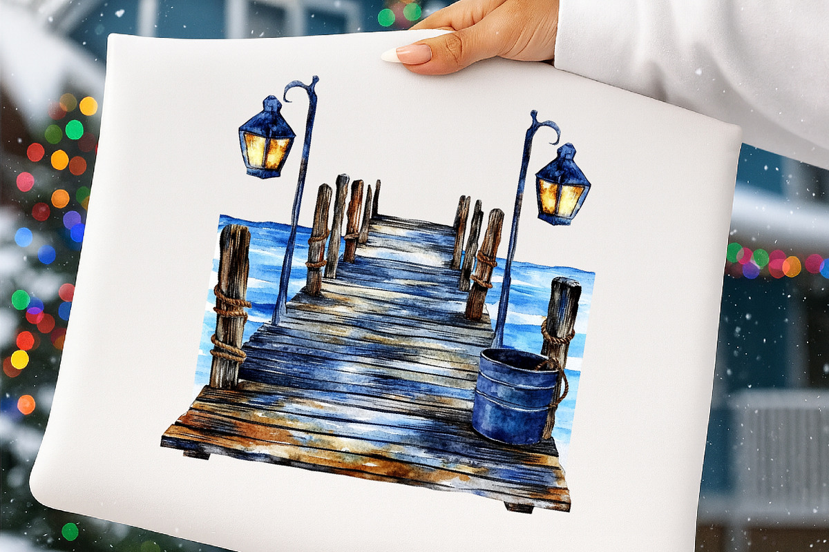 watercolor nautical clipart, an Illustration by GatewayDesign (Photo 8 of 9)