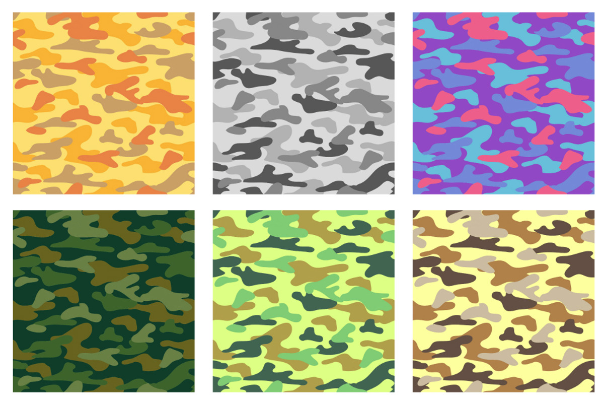 Six Camouflage Textures preview 2