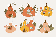 Whimsical Fall Clipart Collection, a Seasonal Illustration by Anna Studio (Thumbnail 9 of 12)
