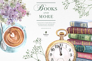 Books&More Watercolor Illustrations, an Education Illustration by beehouse studio (Thumbnail 4 of 5)