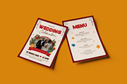 Madina Wedding Invitation Template, an Invitation Template by dokudokunomi (Thumbnail 2 of 4)
