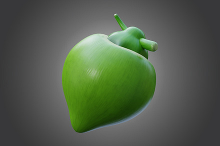 3D Stylized Coconut, a Food & Drink 3D Model by BaconTaco