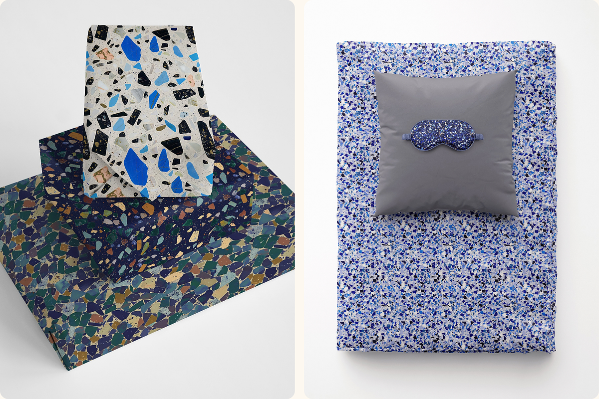 Lapis Terrazzo Patterns, a Pattern Graphic by Ninterints (Photo 9 of 10)