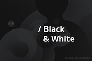 Black & White Soft Fluid Backgrounds, a Background Graphic by dvtchk (Thumbnail 2 of 4)