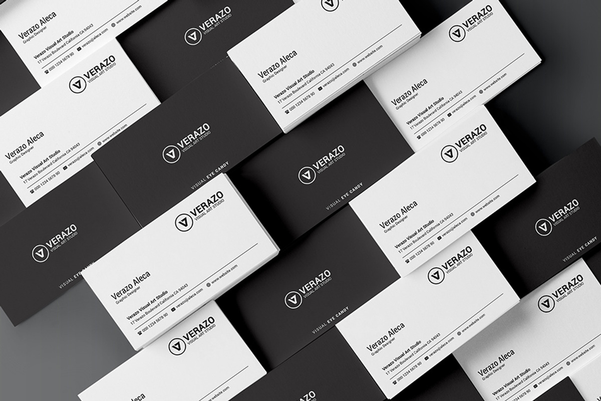 Simple & Clean Business Card, a Business Card Template by Verazo (Photo 2 of 4)