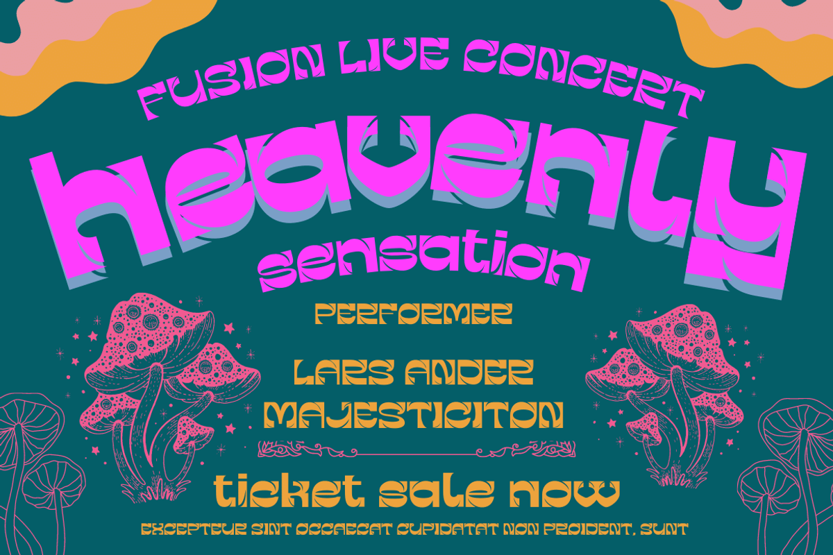 GERAKENT | Groovy Retro Font, a Font by twinstd (Photo 5 of 12)