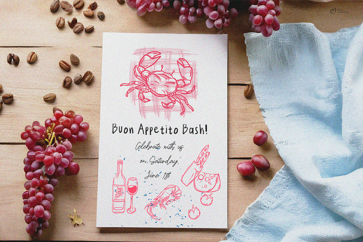 La Dolce Vita, Frames & Icons, an Object Illustration by ollalya (Photo 7 of 7)