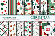 Christmas seamless pattern 02., a Texture Graphic by KENO Mascots (Thumbnail 1 of 5)