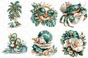 Whimsical Summer Clipart, an Illustration by Black Bird Studio (Thumbnail 4 of 5)