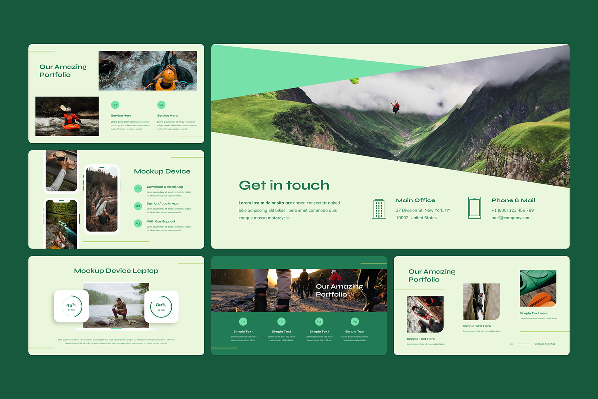 Outdoor Activities PowerPoint, a Presentation Template by YossyOneStd