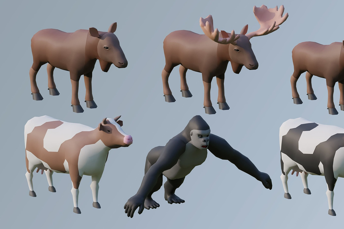 Animals 1, an Animal 3D Model by ithappy (Photo 13 of 32)