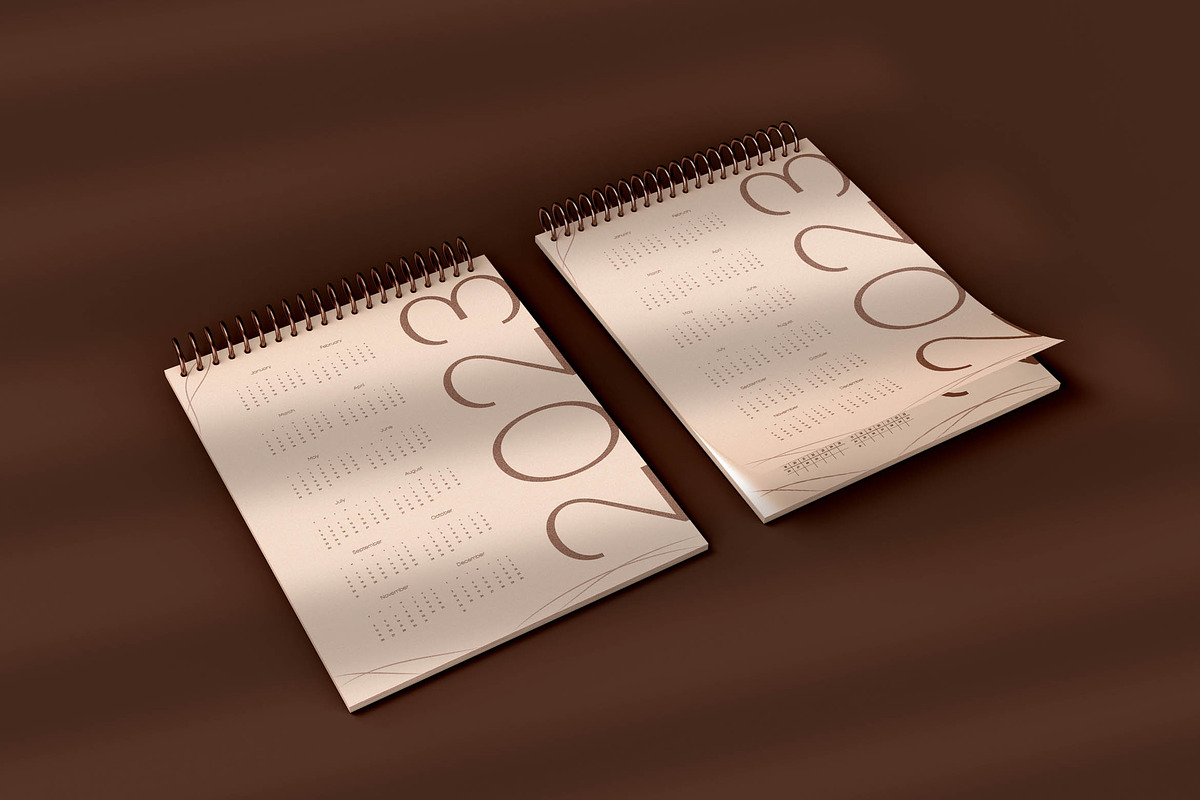 Calendar Mockup, a Product Mockup by Mego-studio