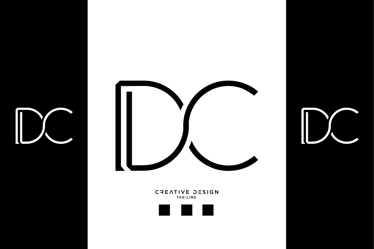 DC or CD Logo Monogram, a Branding & Logo Template by design_proleague