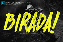 Birada! Font + PS Action