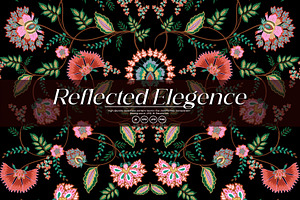 Reflected Elegance, a Pattern Graphic by MSNTY STUDIOX