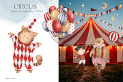 Circus, an Animal Illustration by NellyaEgorova (Thumbnail 2 of 7)
