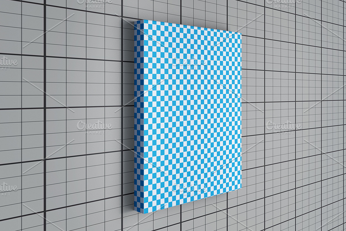 Minimalist Canvas Frame Mock-Up, a Pens & Pencil Mockup by desgiant (Photo 8 of 11)