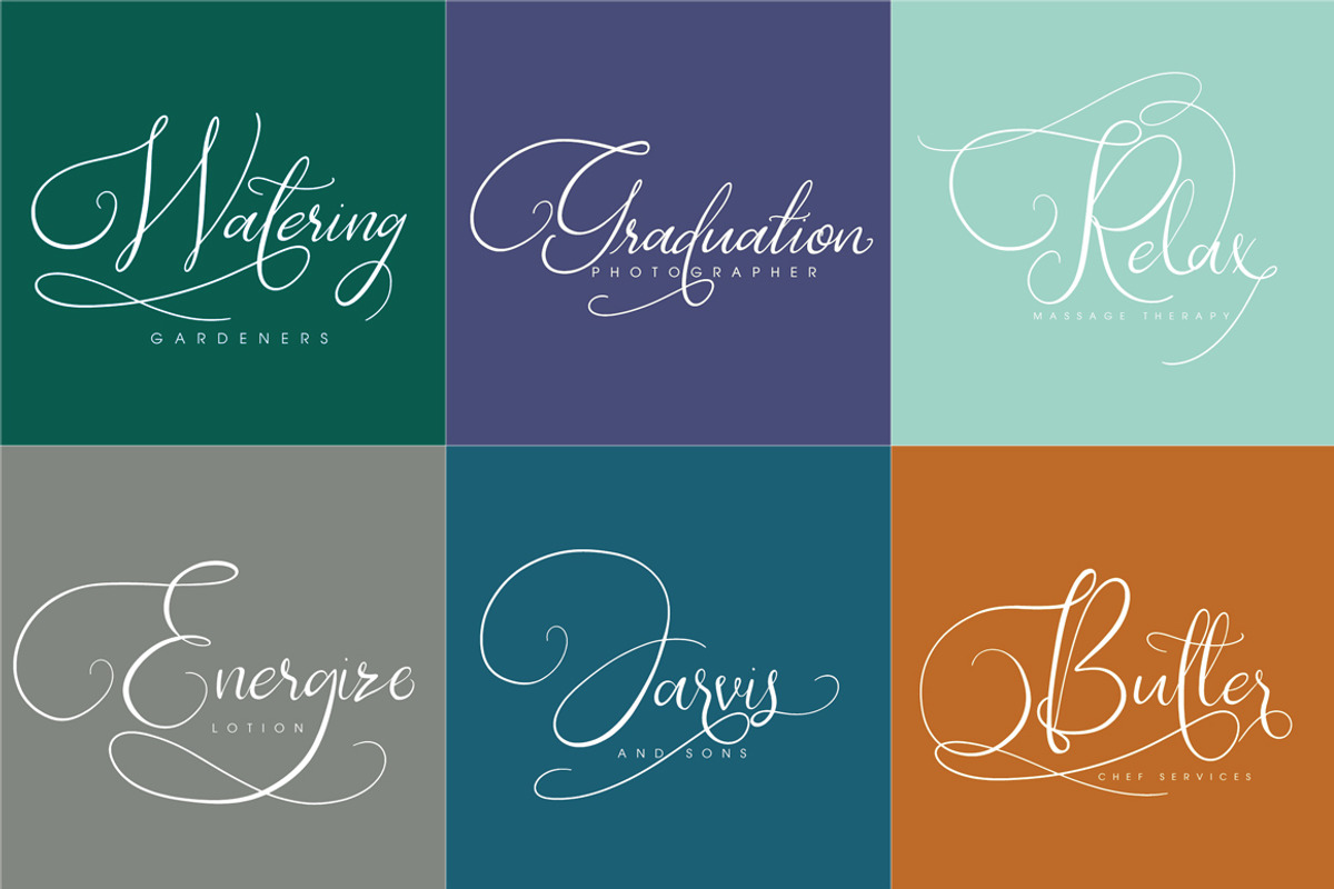 Southfall Script Font preview 2