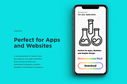 Vaccine | 16 Thin Line Icons, an Outline Icon by Alex Blogoodf (Thumbnail 7 of 15)