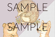 Australian Animal Nursery Clipart, an Animal Illustration by Pawcasso's Portraits (Thumbnail 3 of 6)