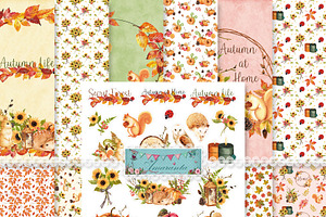 Autumn Life No-Ai Woodland Scrap Kit