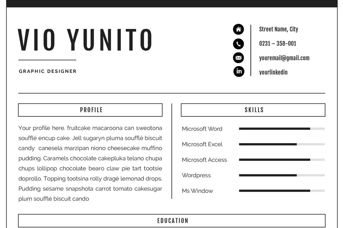 Professional Resume/CV Template, a Resume Template by GResume (Photo 5 of 5)
