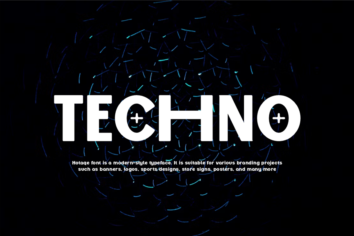 Hotaqe - Bold Sans Display Typeface, a Sans Serif Font by QR Design Studio (Photo 5 of 16)