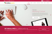 Tukuware HTML5 One Page, a Bootstrap Template by FNR Graphics (Thumbnail 1 of 2)