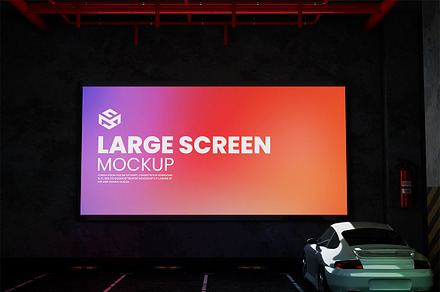 Large Screen Mockup