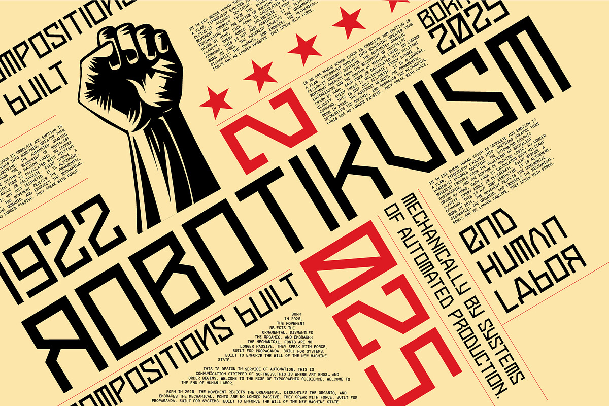 Kombate – Sci-Fi Propaganda Font, a Sans Serif Font by Invasi Studio (Photo 5 of 12)
