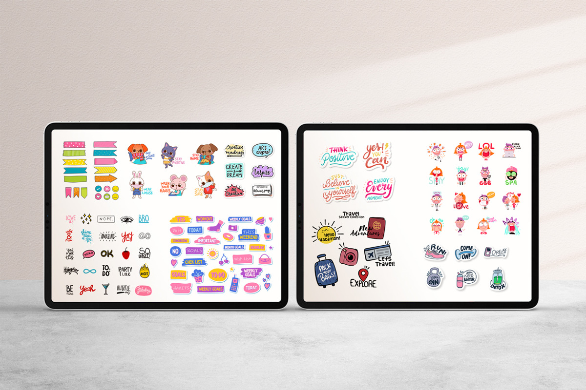 Undated Monthly Digital Planner, a Templates & Theme by Ahsanjaya (Photo 9 of 9)