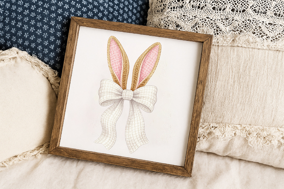 Coquette Easter Sublimation PNG, an Illustration by Libby Wishes (Photo 6 of 6)