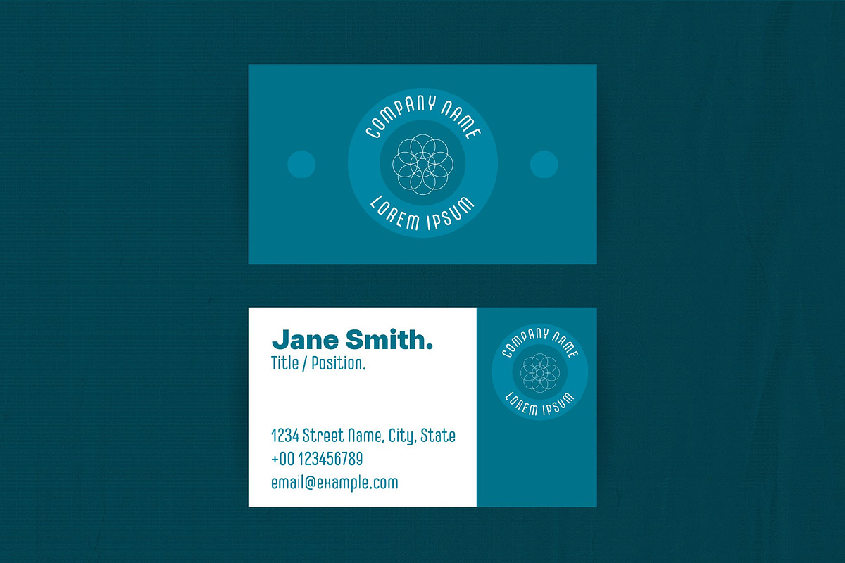 Blue Business Card Company, a Templates & Theme by studiogstock (Photo 2 of 3)