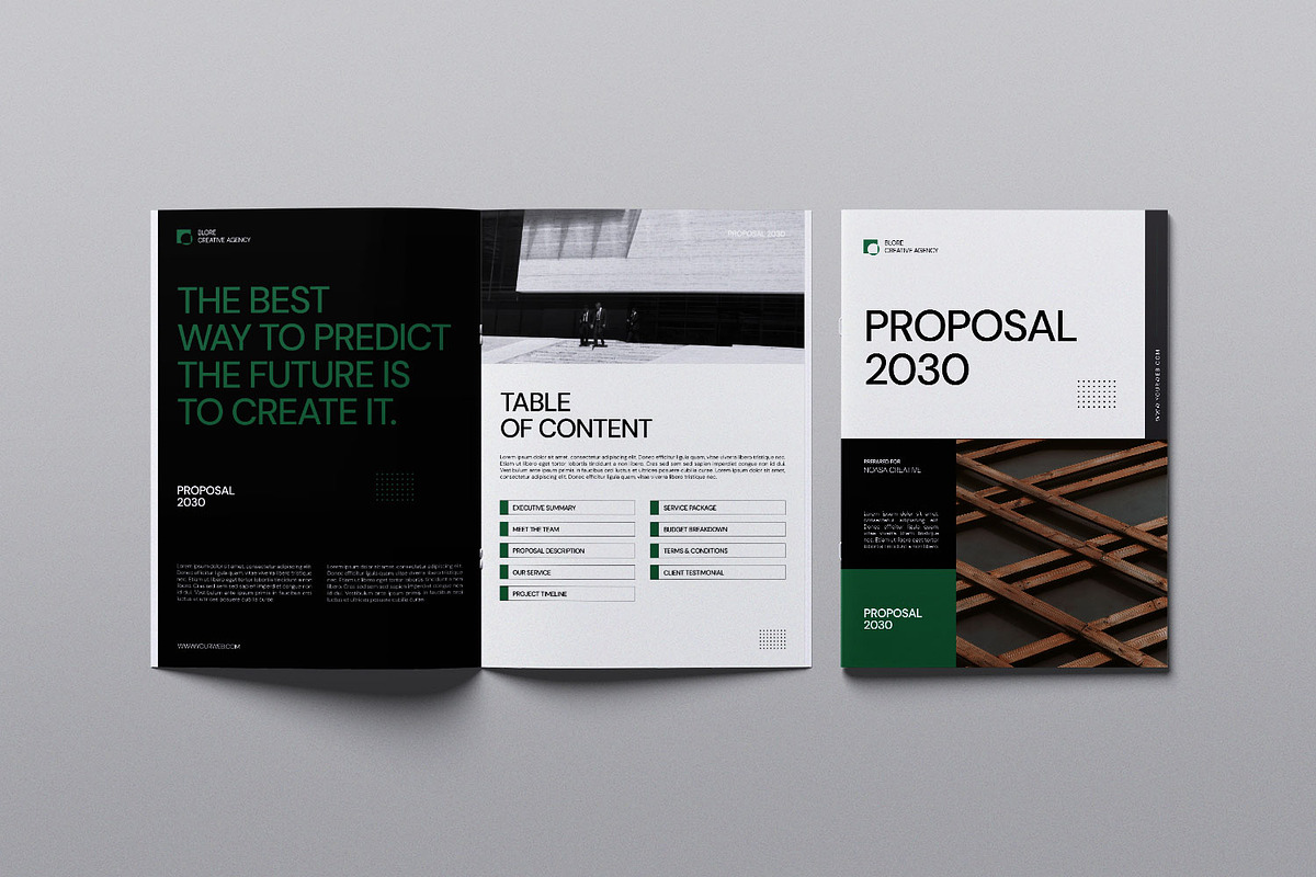 Proposal Magazine Template, a Magazine Template by Portocraft (Photo 2 of 6)